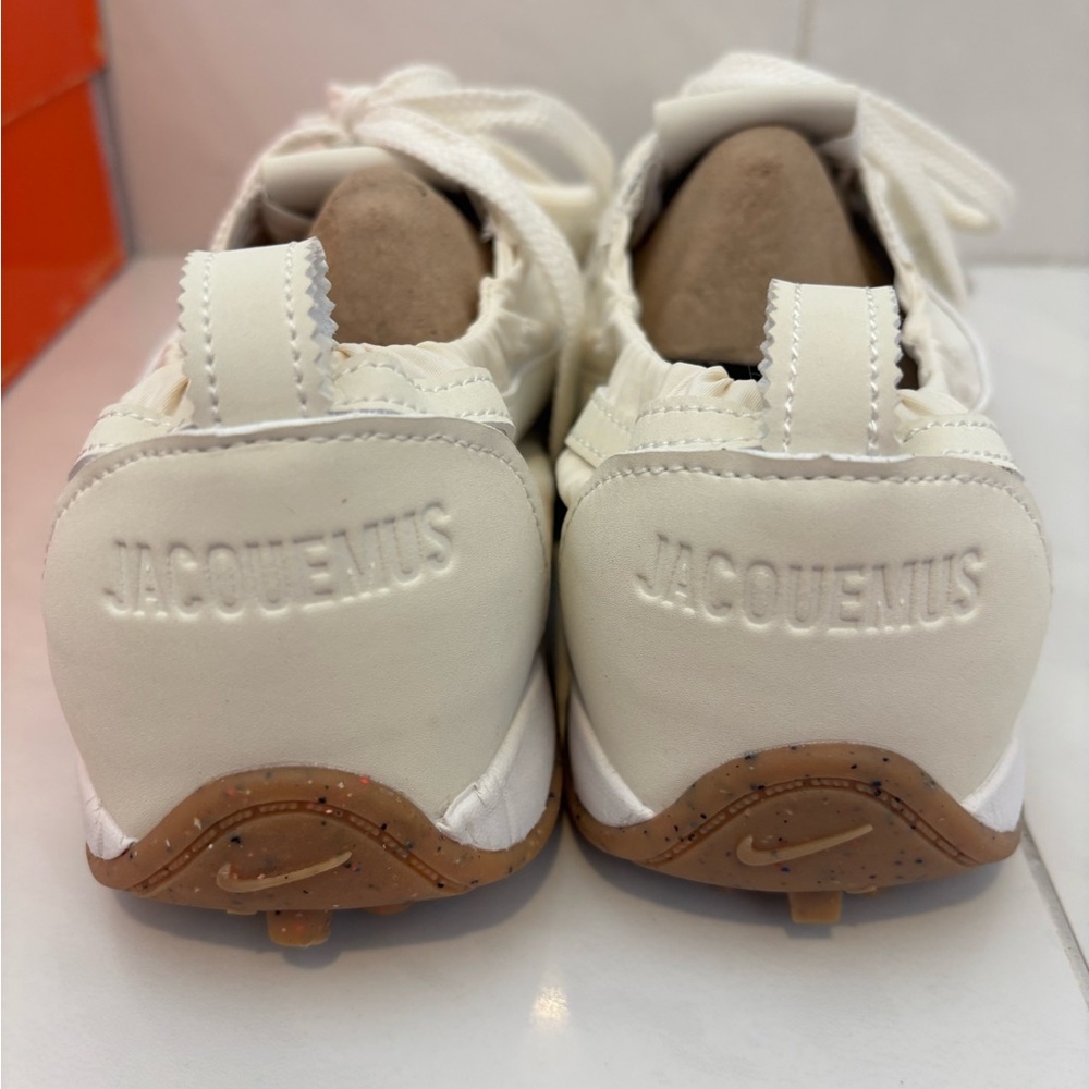 Nike Women's Jacquemus Off-White Low-Top Sneakers - Picture 5 of 9